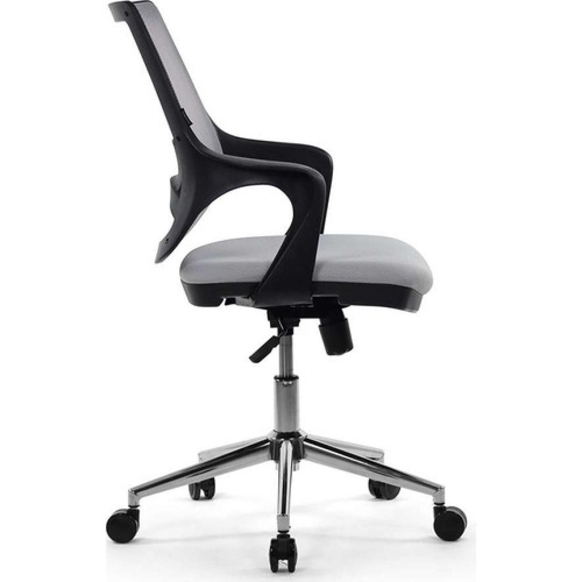 Seduna Skagen Gri Ofis Çalışma Koltuğu Metal Ayaklı Bilgisayar Koltuğu