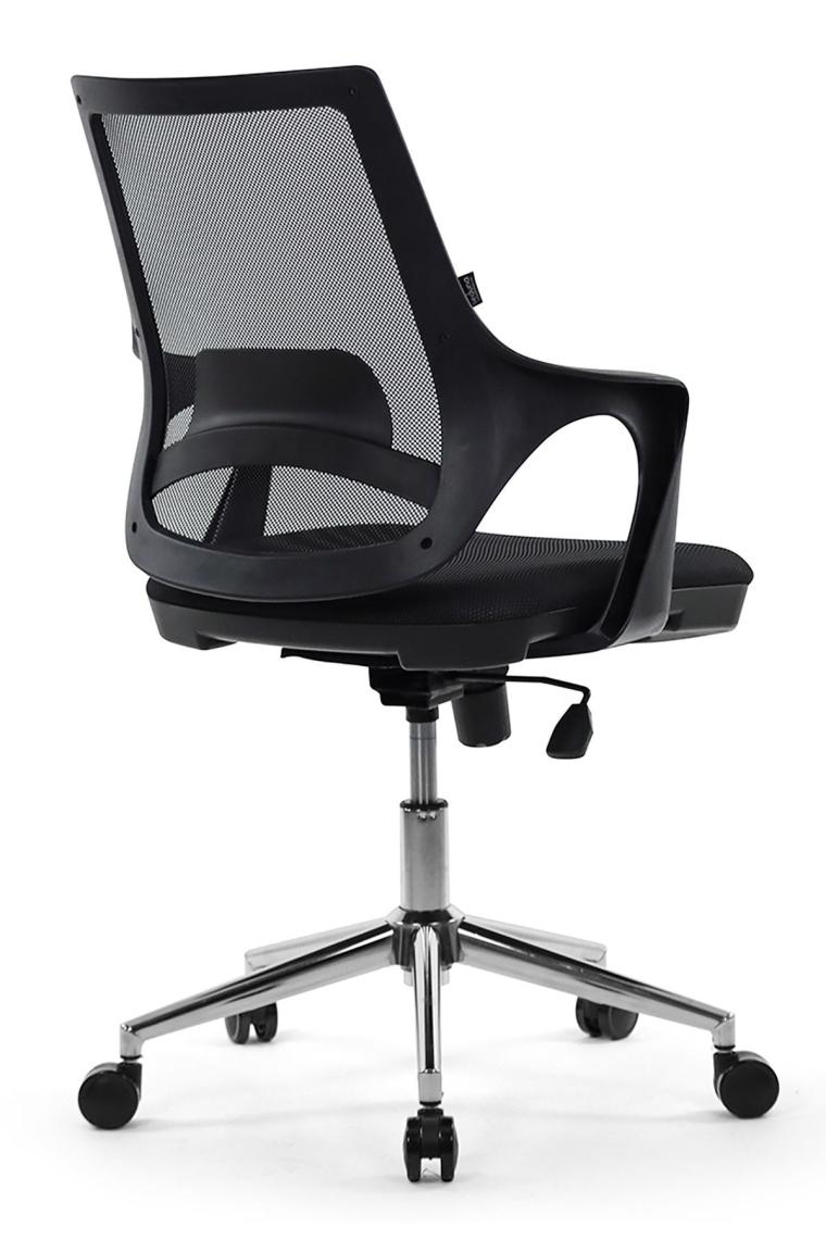 Seduna Skagen Ofis Çalışma Koltuğu Metal Ayaklı Siyah