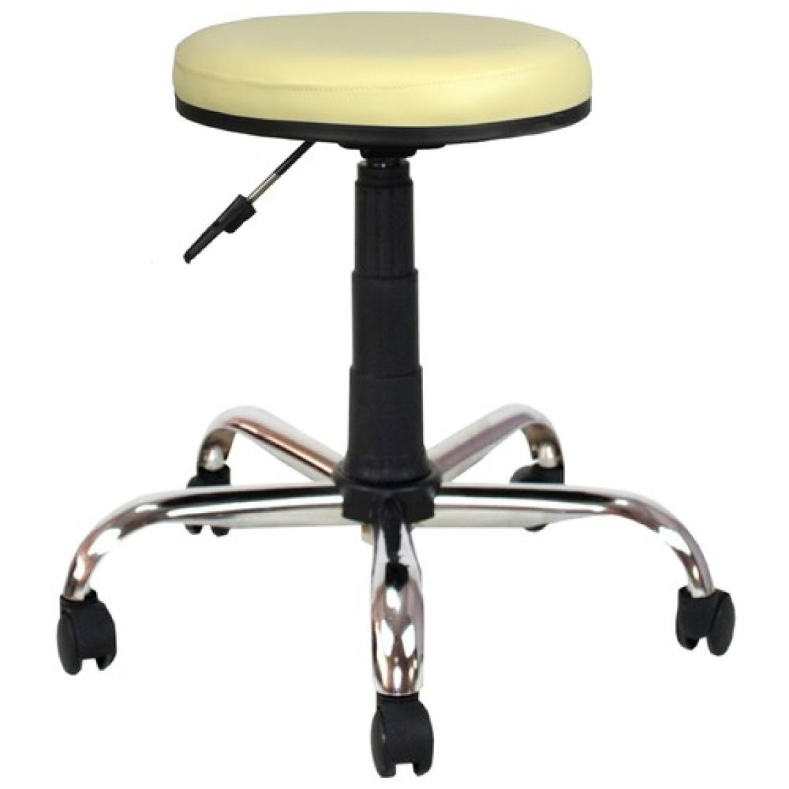 Bürocci Metal Ayaklı Tabure-Krem-2999D0115
