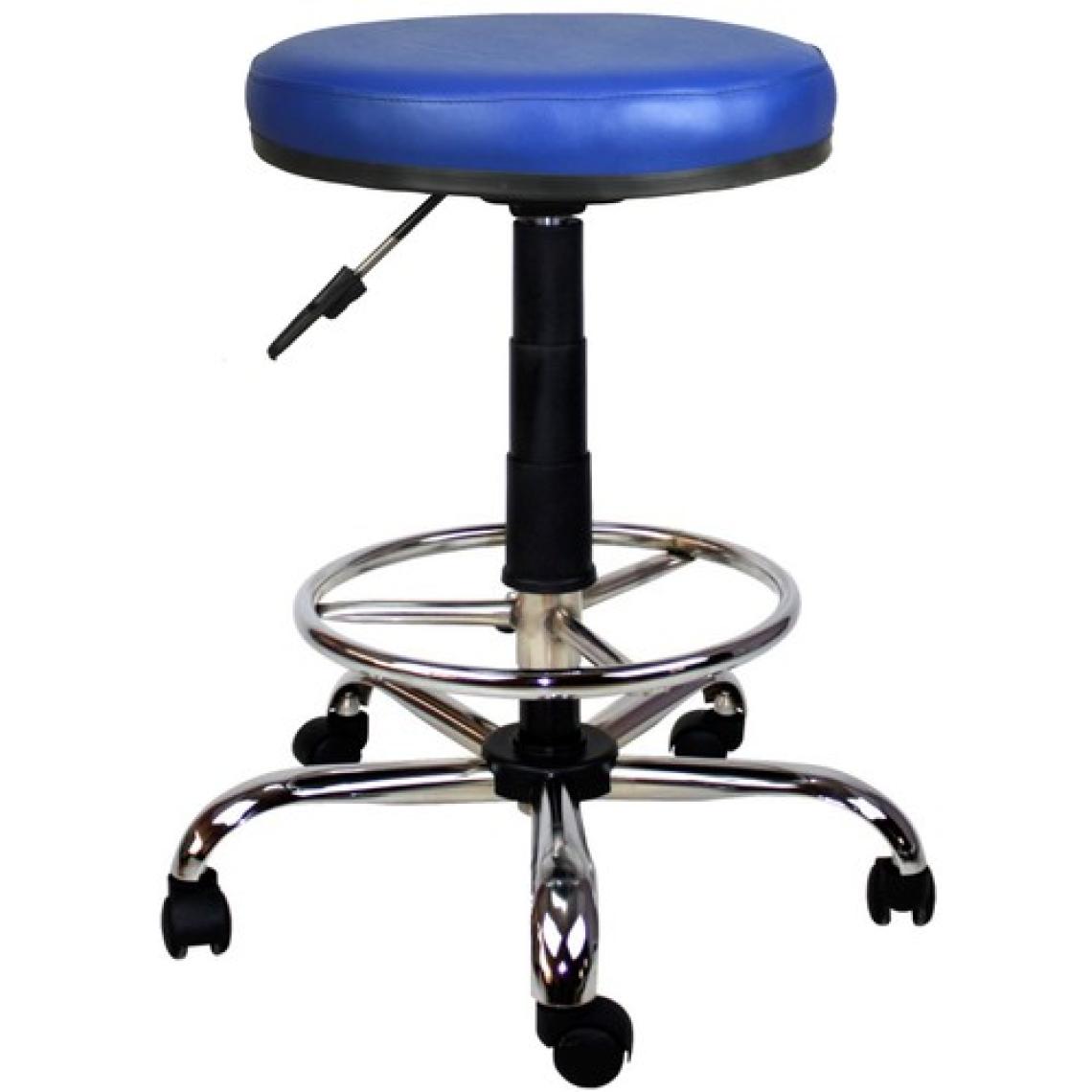 Bürocci Metal Ayaklı Yüksek Tabure-Lacivert-2999T0109