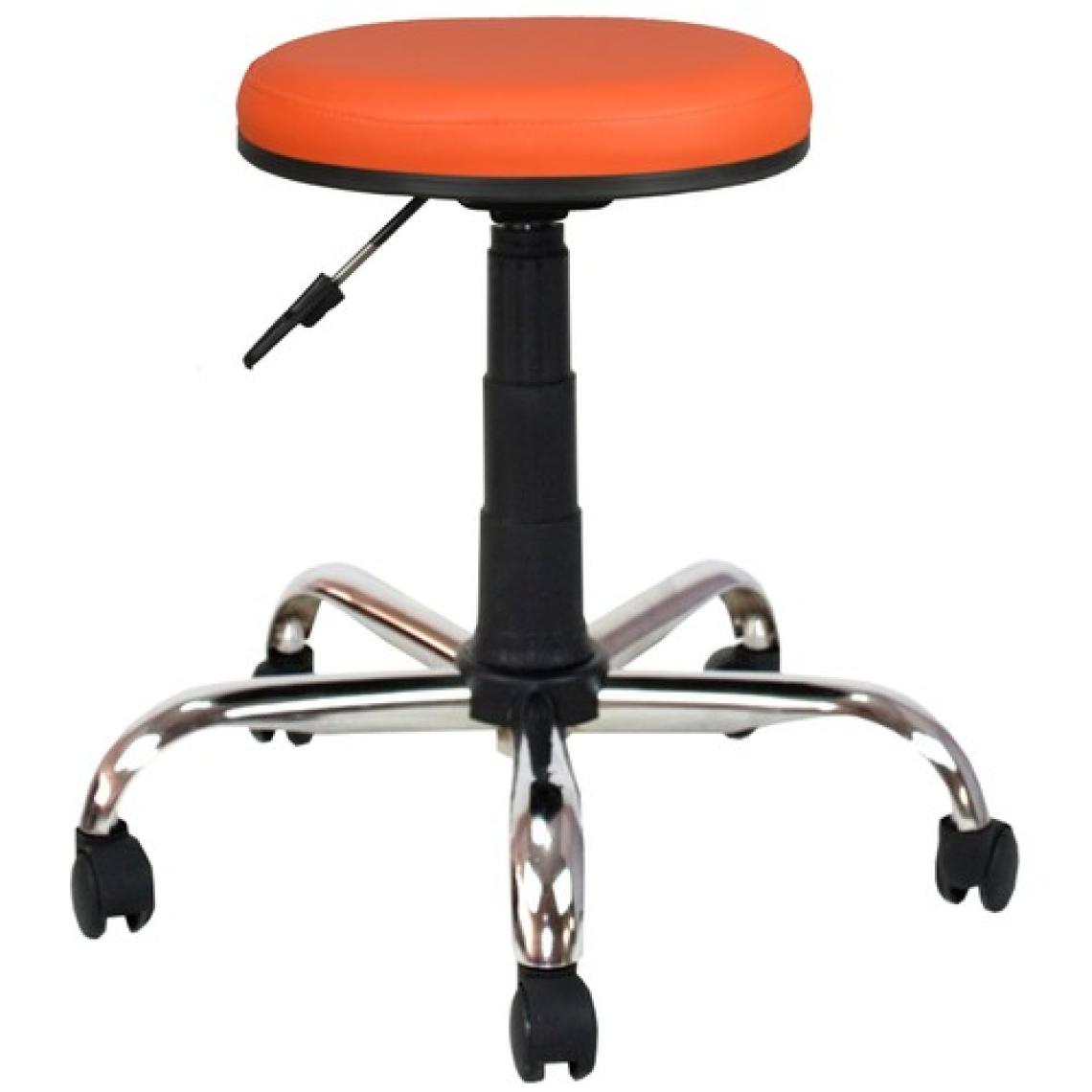 Bürocci Metal Ayaklı Tabure-Turuncu-2999D0123