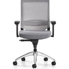 Bürotime Cozy Çalışma Koltuğu - 3D Kol - Alüminyum Ayak - Antrasit/gri