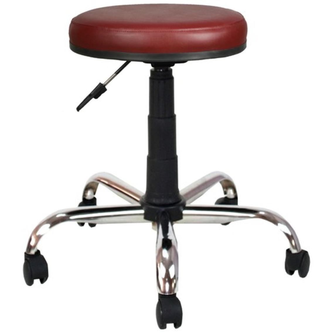Bürocci Metal Ayaklı Tabure-Bordo-2999D0102