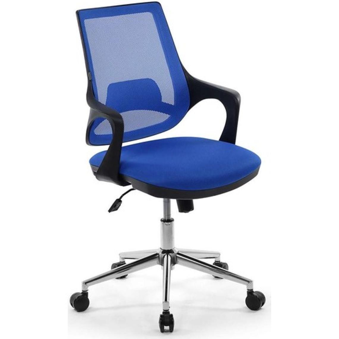 Seduna Skagen Mavi Ofis Çalışma Koltuğu Metal Ayaklı Bilgisayar Koltuğu