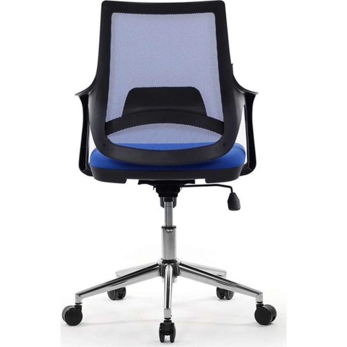 Seduna Skagen Mavi Ofis Çalışma Koltuğu Metal Ayaklı Bilgisayar Koltuğu