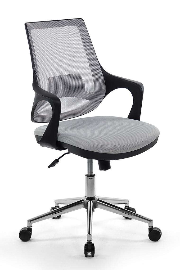 Seduna Skagen Ofis Çalışma Koltuğu Metal Ayaklı Gri