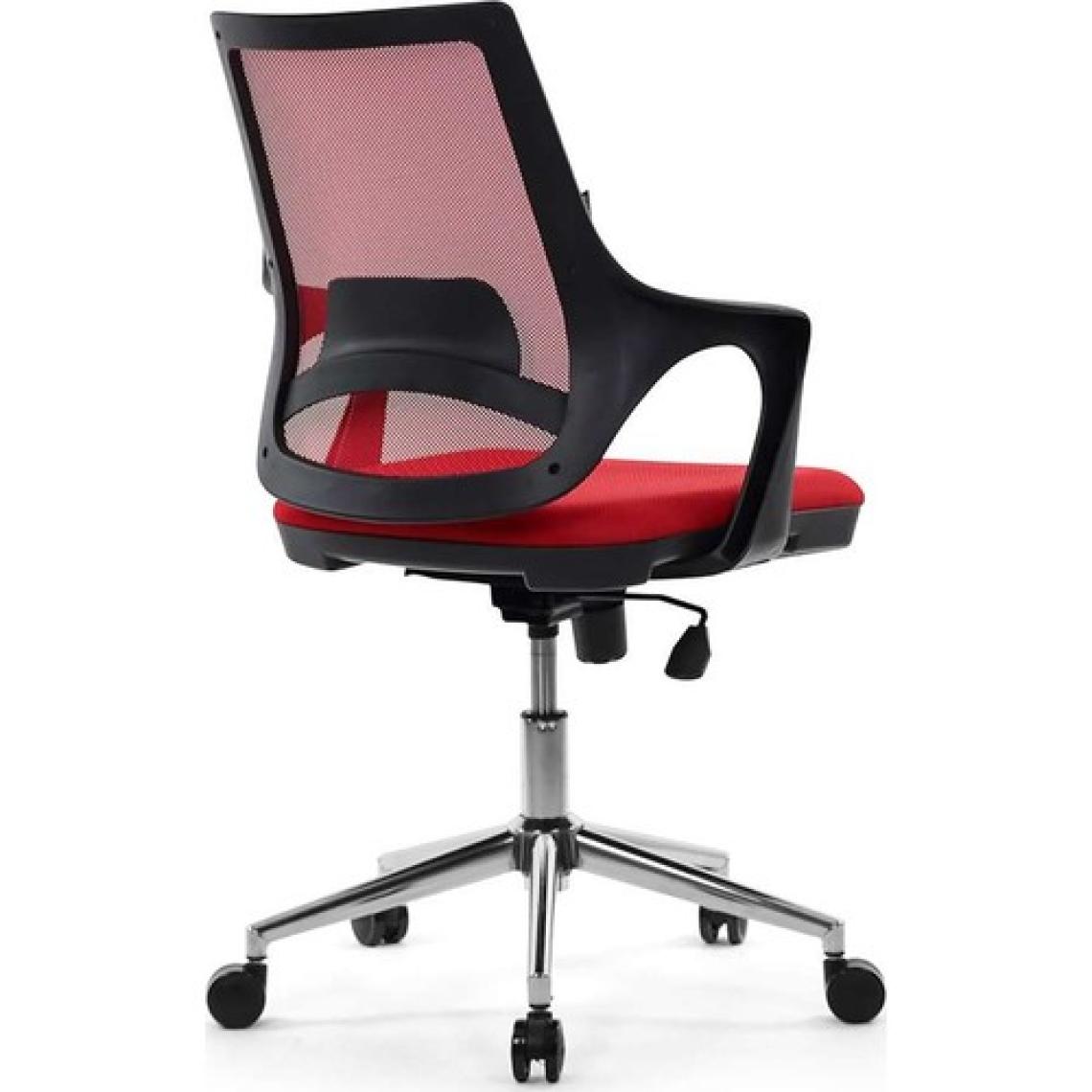 Seduna Skagen Ofis Çalışma Koltuğu Metal Ayaklı Kırmızı