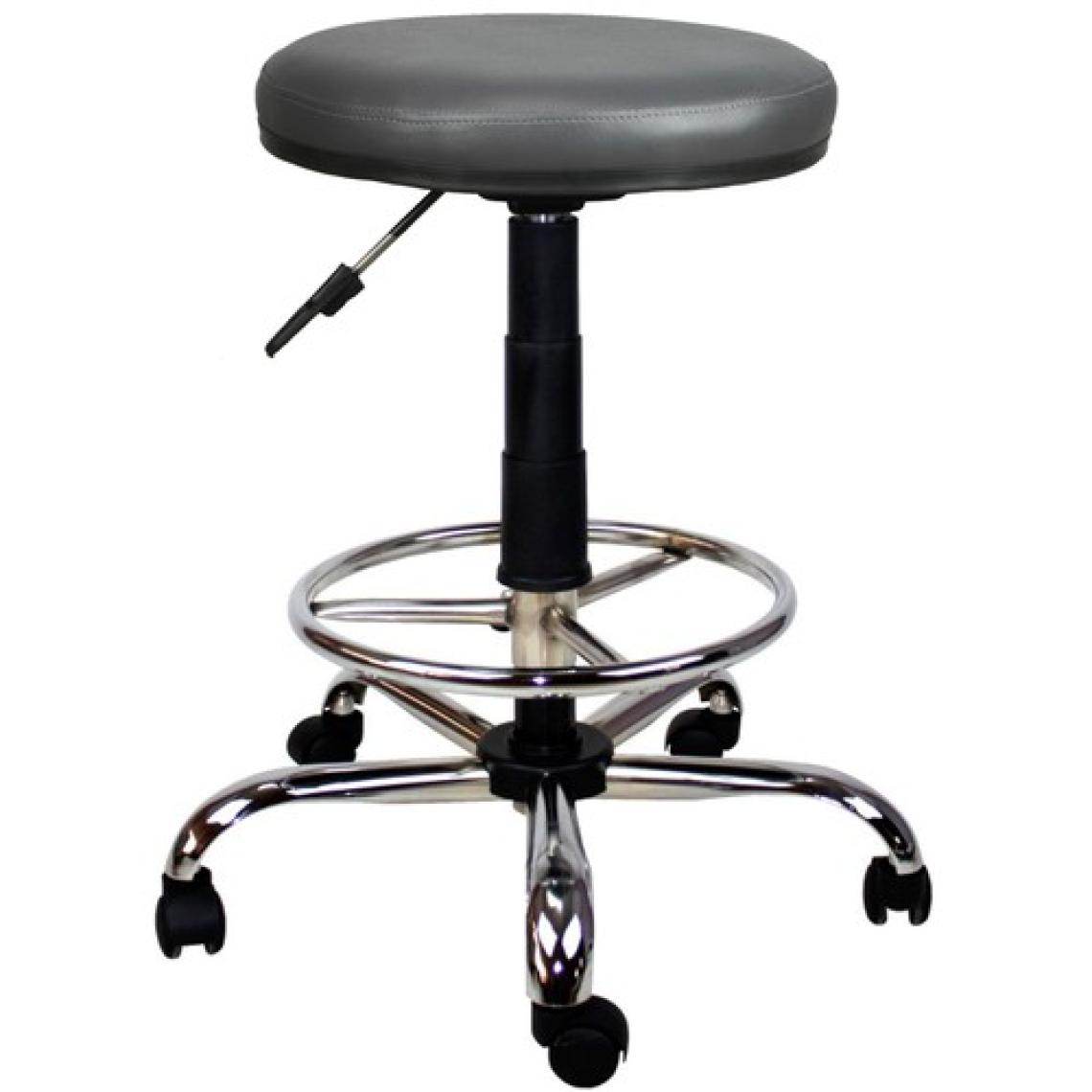 Bürocci Metal Ayaklı Yüksek Tabure-Gri-2999T0125