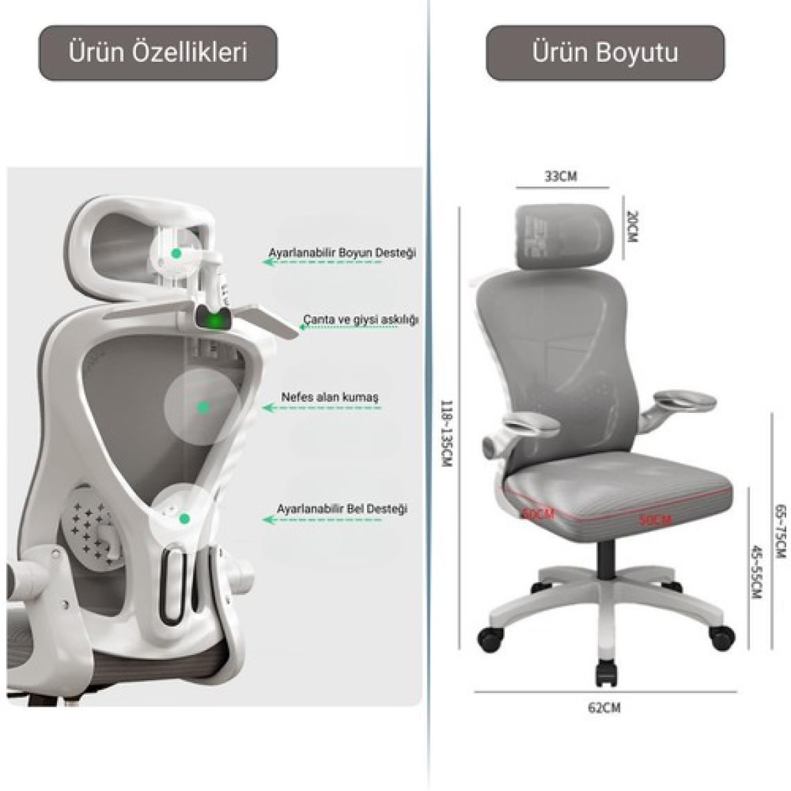 Karr Office Oslo Ergonomik Çalışma Sandalyesi