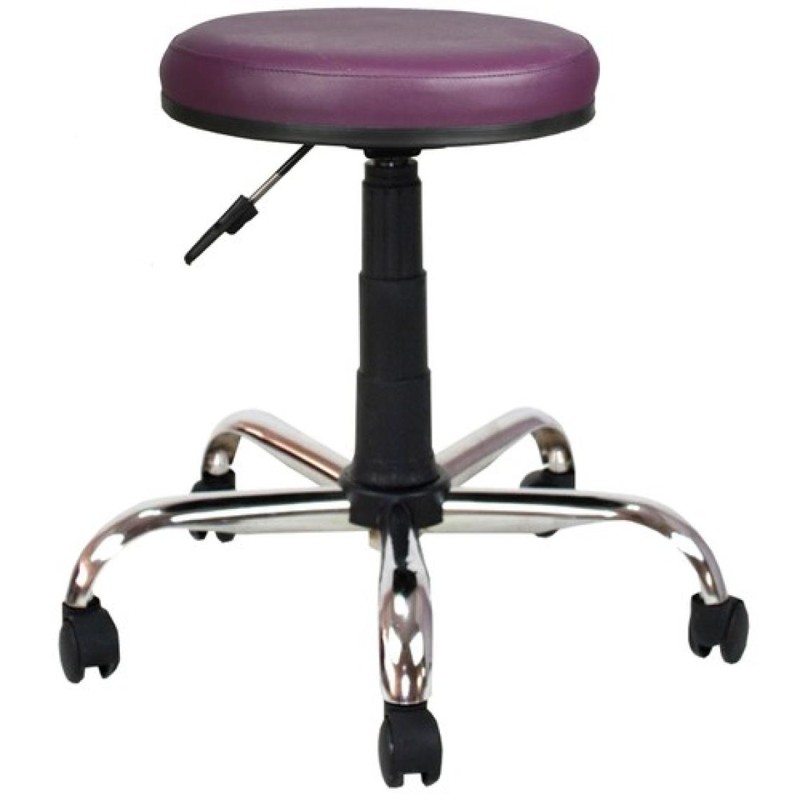 Bürocci Metal Ayaklı Tabure-Mor-2999D0124