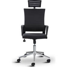 Asbir Mobilya Rigel Başlıklı Metal Ayaklı Çalışma Koltuğu Ofis Sandalyesi