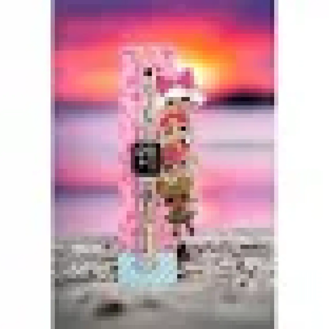 MiniFlak Lisanslı L.O.L SURPRISE! LOL5090 Pembe-Mavi Çocuk Kol Saati