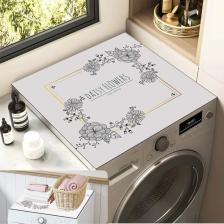 Valerine Life Çamaşır Kurutma Makinesi Örtüsü Matı Kaymaz Sıvı Geçirmez Koruyucu Yıkanır Ped 60 x 60 cm