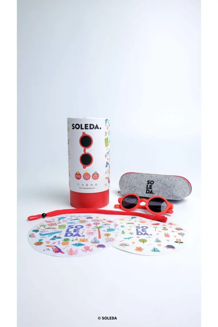 SOLEDA 0-12 Ay Bebek Güneş Gözlüğü - Strawberry