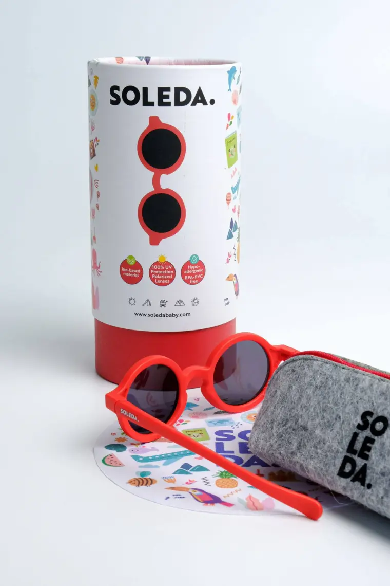 SOLEDA 12-36 Ay Bebek Güneş Gözlüğü - Strawberry