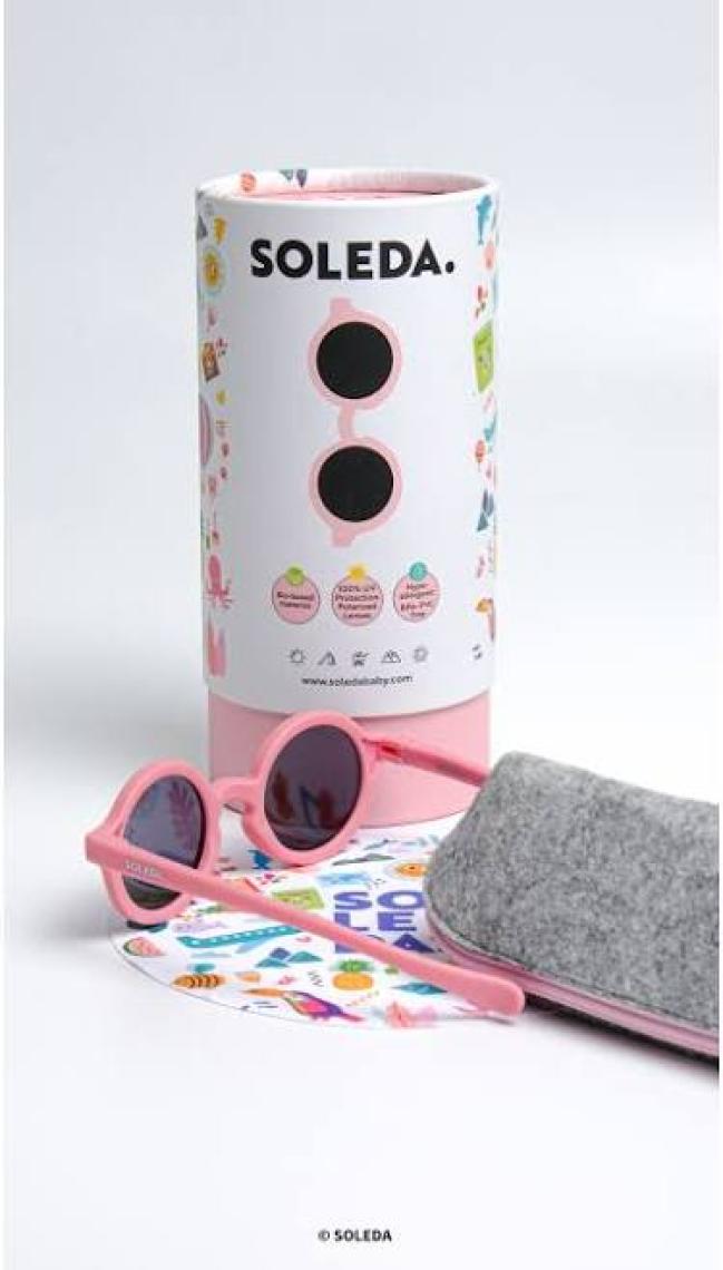 SOLEDA 0-12 Ay Bebek Güneş Gözlüğü - Baby Pink