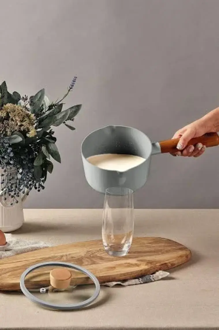 Neoflam Fika Alüminyum Döküm Süt Tavası Cam Kapaklı 16CM