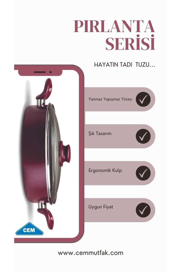 Cem Pırlanta 32 cm Pilav Tenceresi