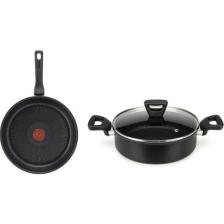 Tefal 2lı Set (3x Tıt Force Kısa Tnc 24CM+3X Tıt Force Tava 24CM)