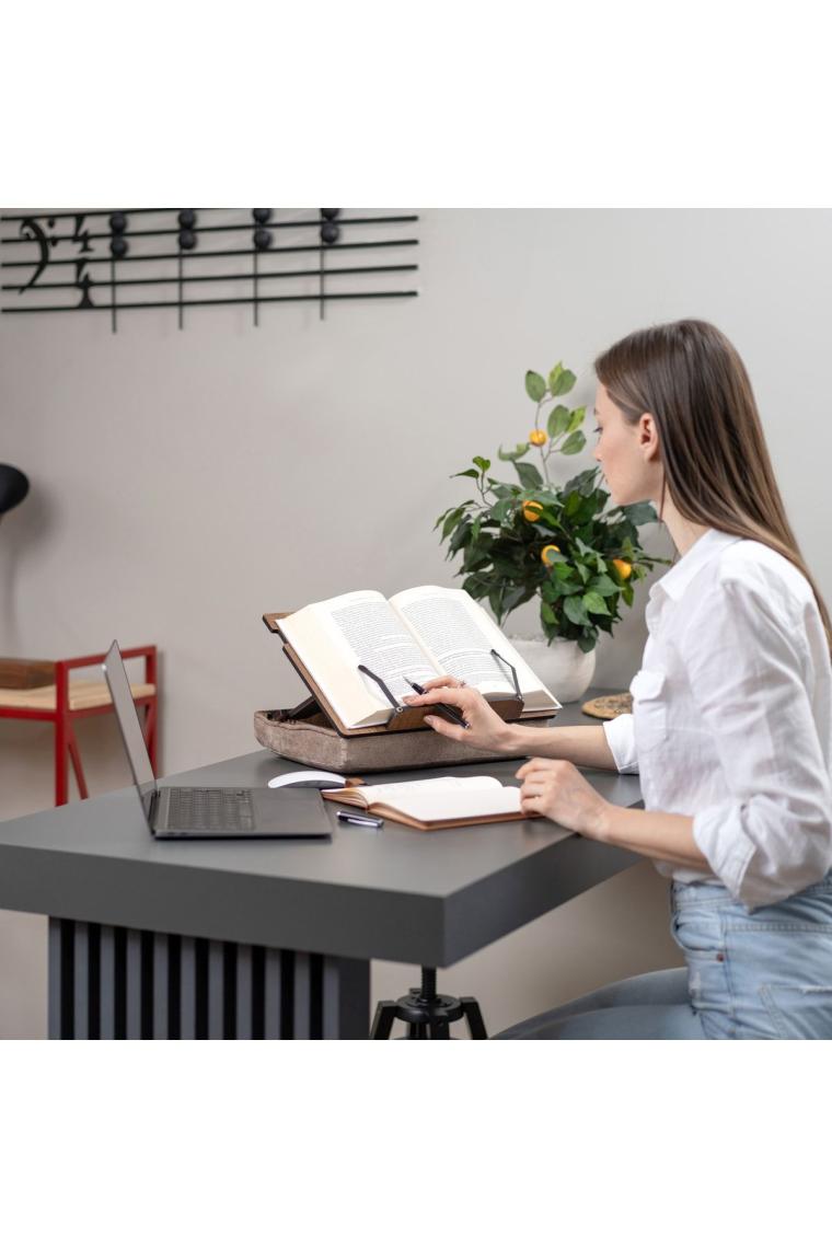 Minderli Kitap Okuma Standı Ayarlanabilir Çizim Standı Laptop Sehpası Çalışma Sehpası