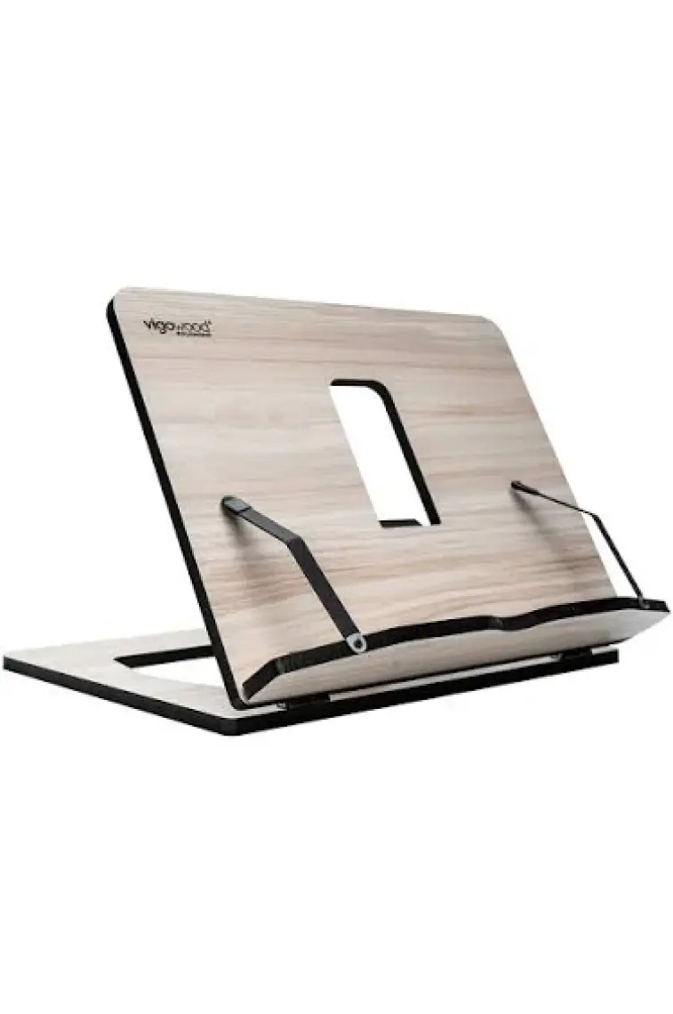 Vigo Wood Ahşap Kitap Okuma ve Tablet Standı