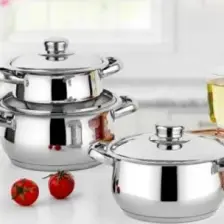 Gülsan Çakır 6 Parça Güveç Set Çelik Kapaklı
