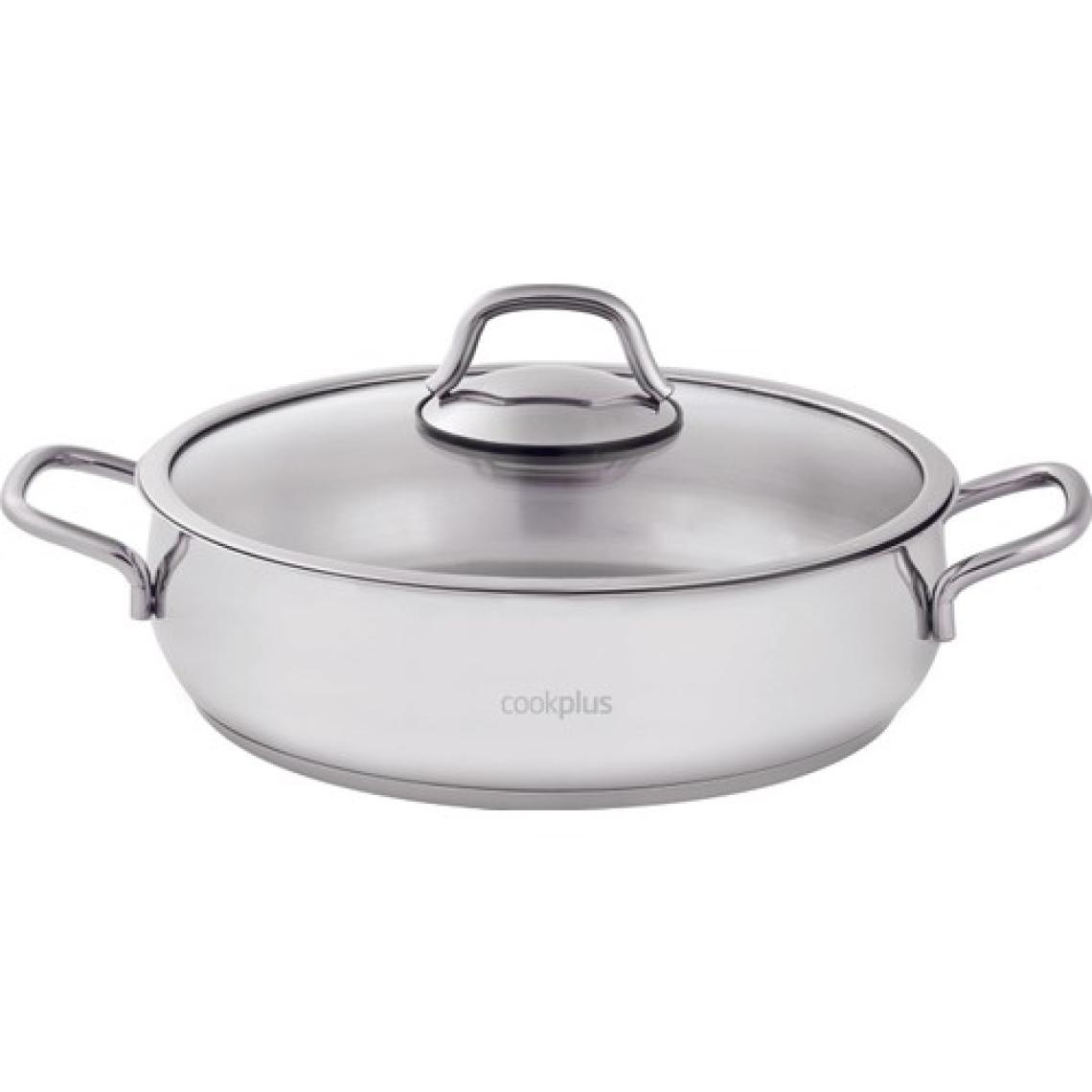 Cookplus Heybeli 8 Parça 18/10 Paslanmaz Çelik Tencere Seti – Isıya Dayanıklı Kapak, Ergonomik Sap ve Kolay Temizlik