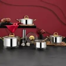 Özlife Hüma 8 Parça Sade Gold Set- 402