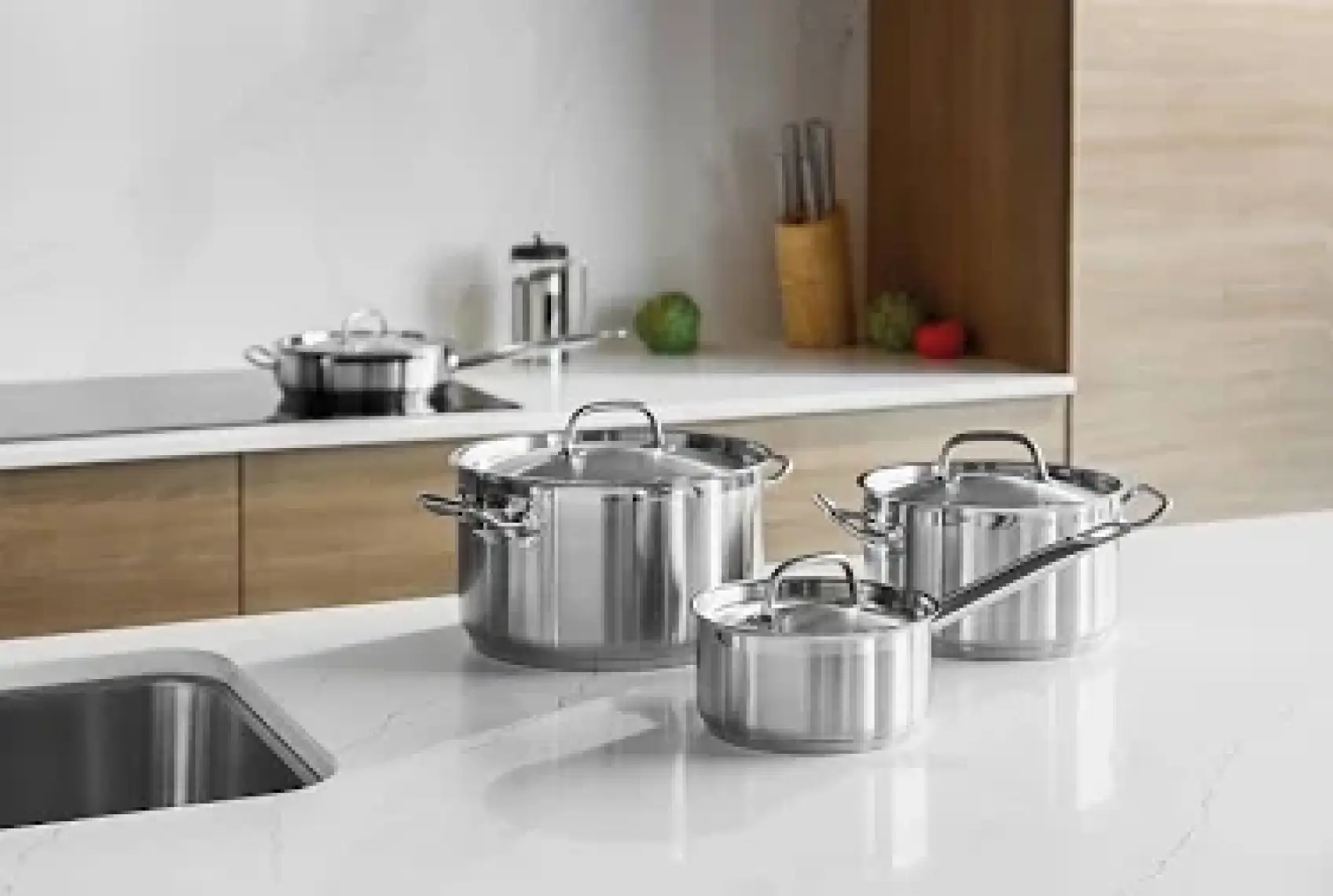 Berghoff Essentials Hotel 12'li Paslanmaz Celik Tencere Seti