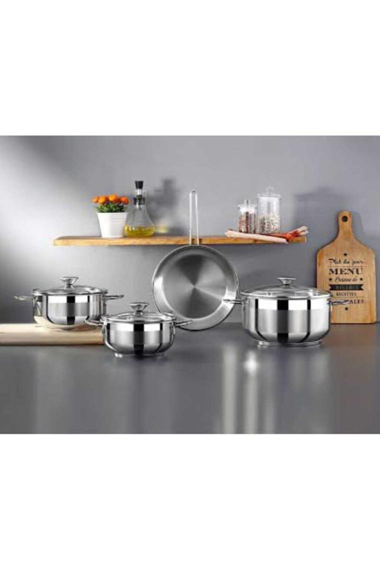 Berlin 7 Parça Gloria Set 18-20-24 cm Tencere