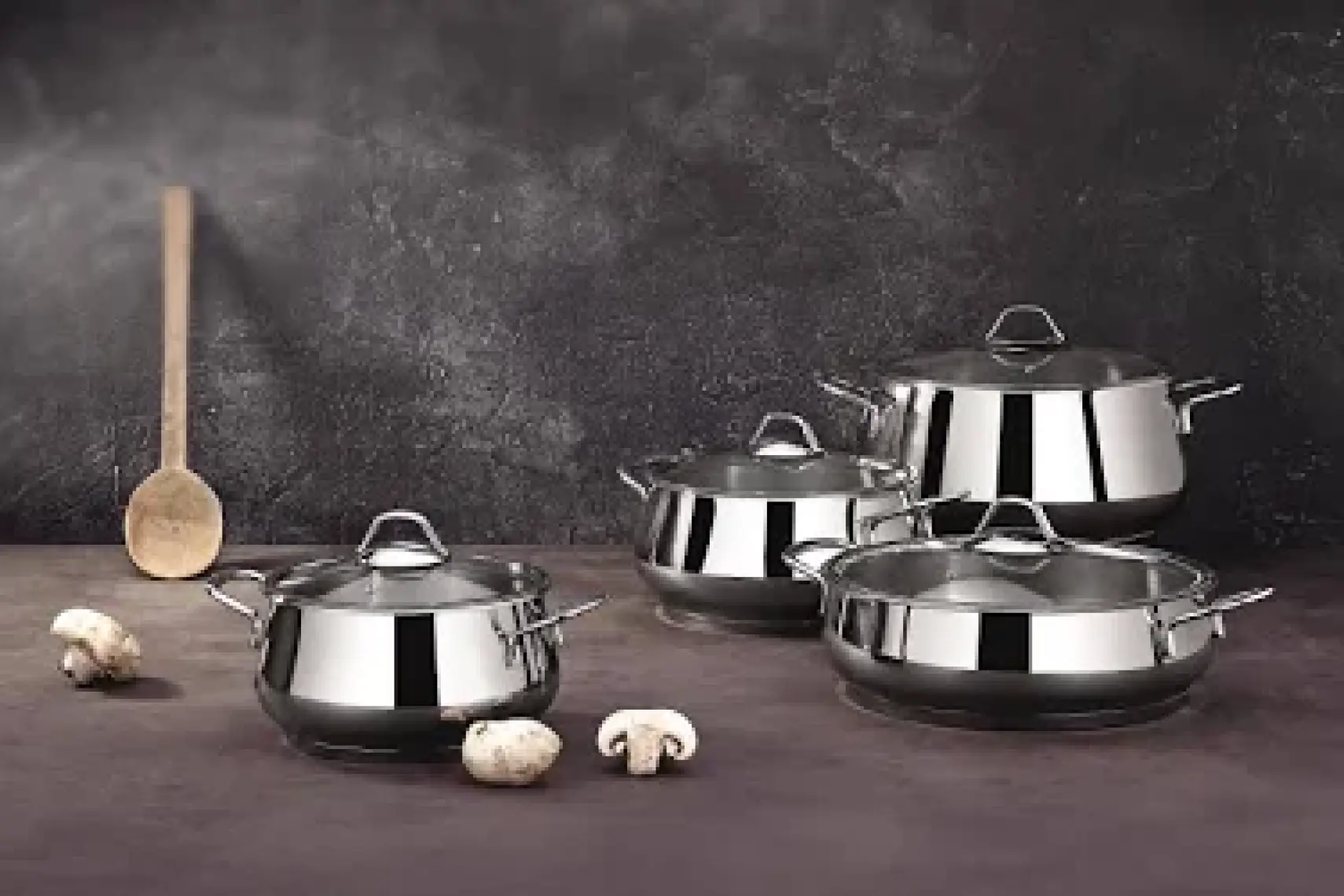 Bonera Stella Steel Belly 8 Parça Tencere Seti