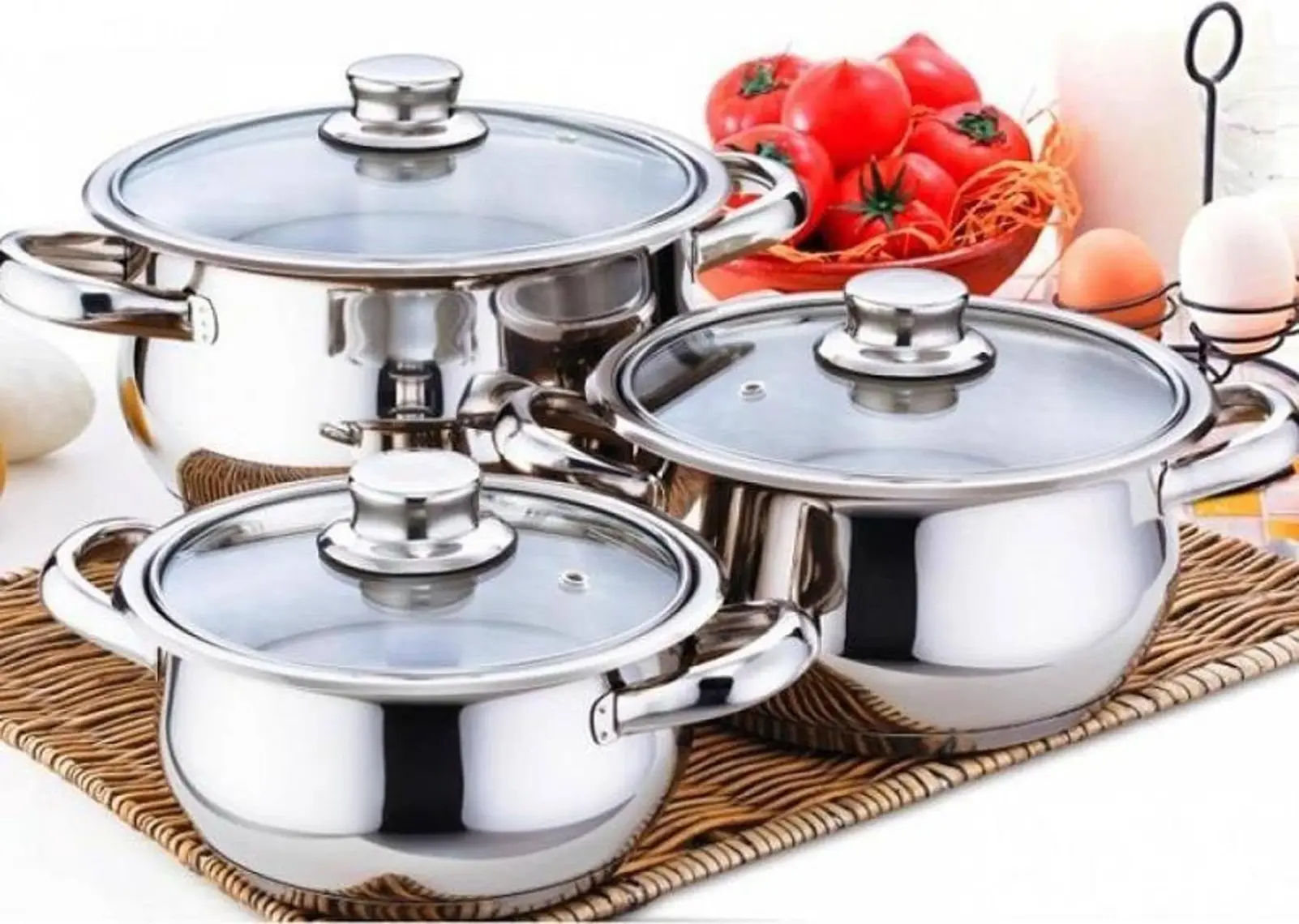 Gülsan Çakır 6 Parça Güveç Set Cam Kapaklı