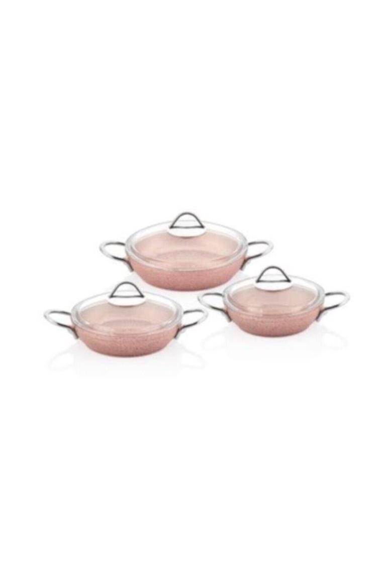 J245 Granit Sahan Set Çelik Sap K-528