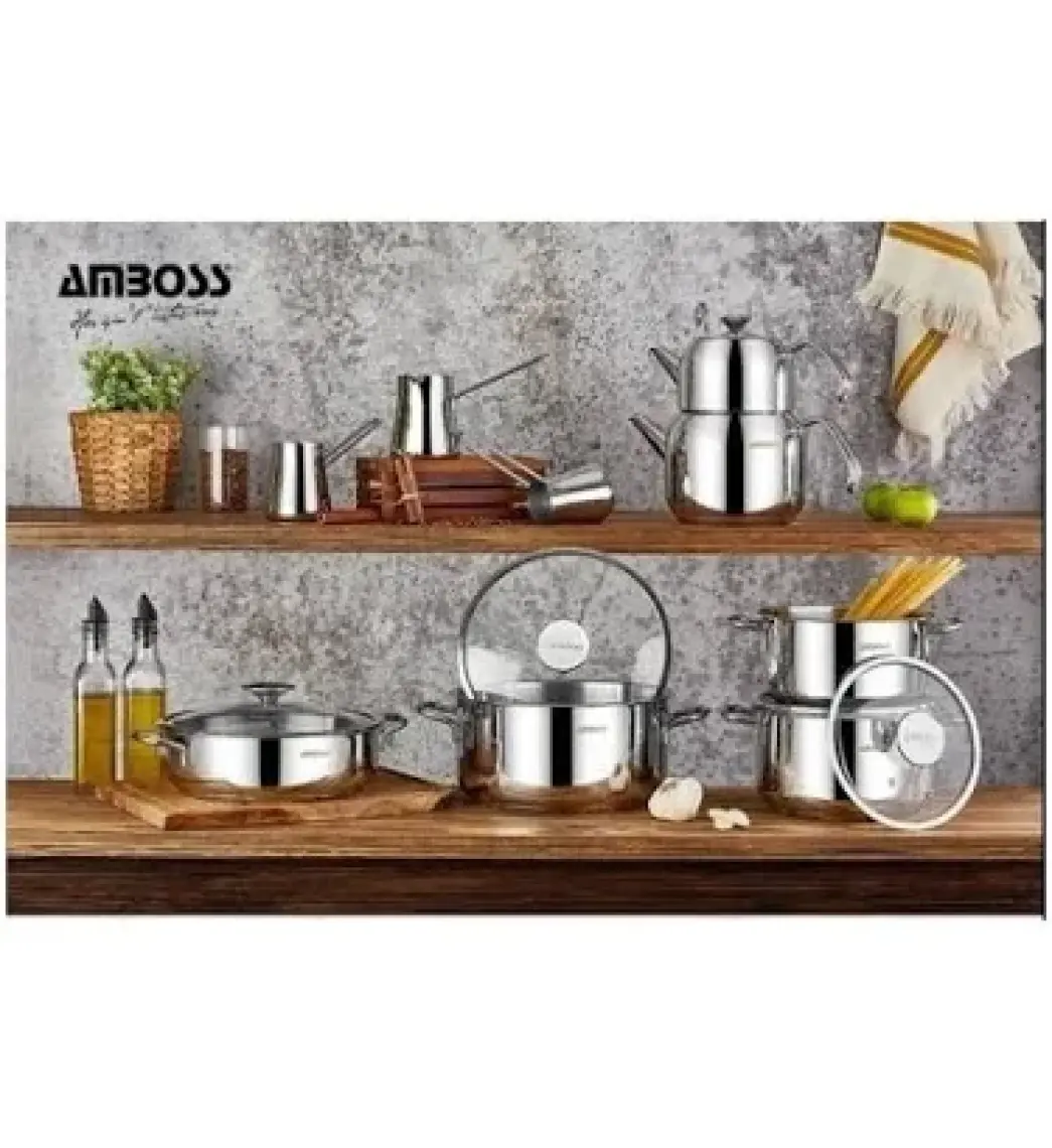 Amboss Cool 14 Parça Çelik Çeyiz Seti
