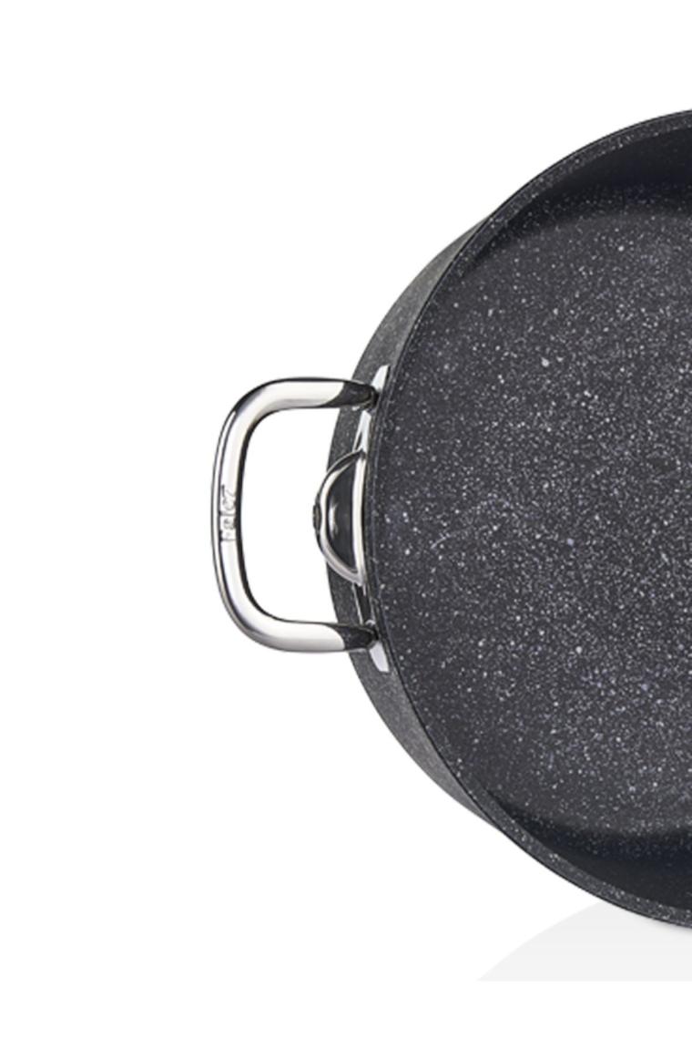 Falez Black Line 20 cm Derin Granit Tencere