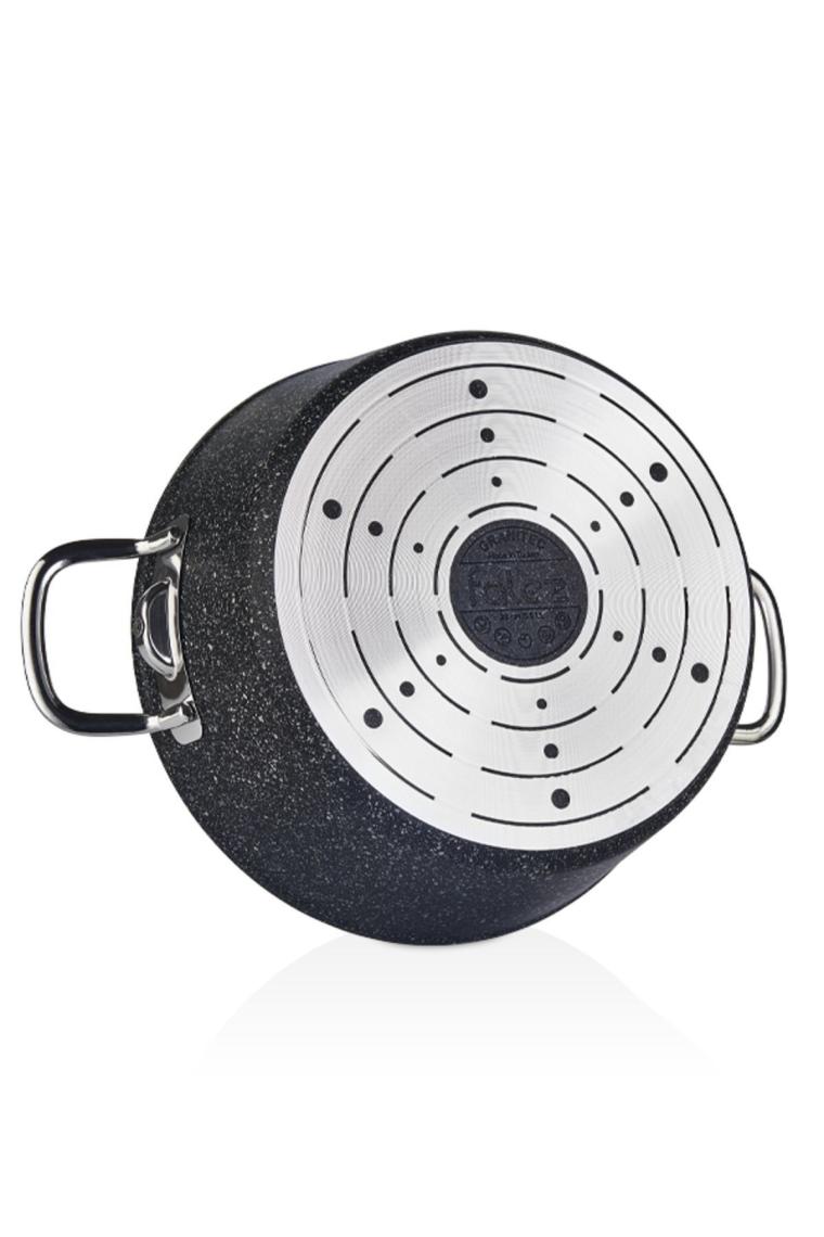 Falez Black Line 20 cm Derin Granit Tencere