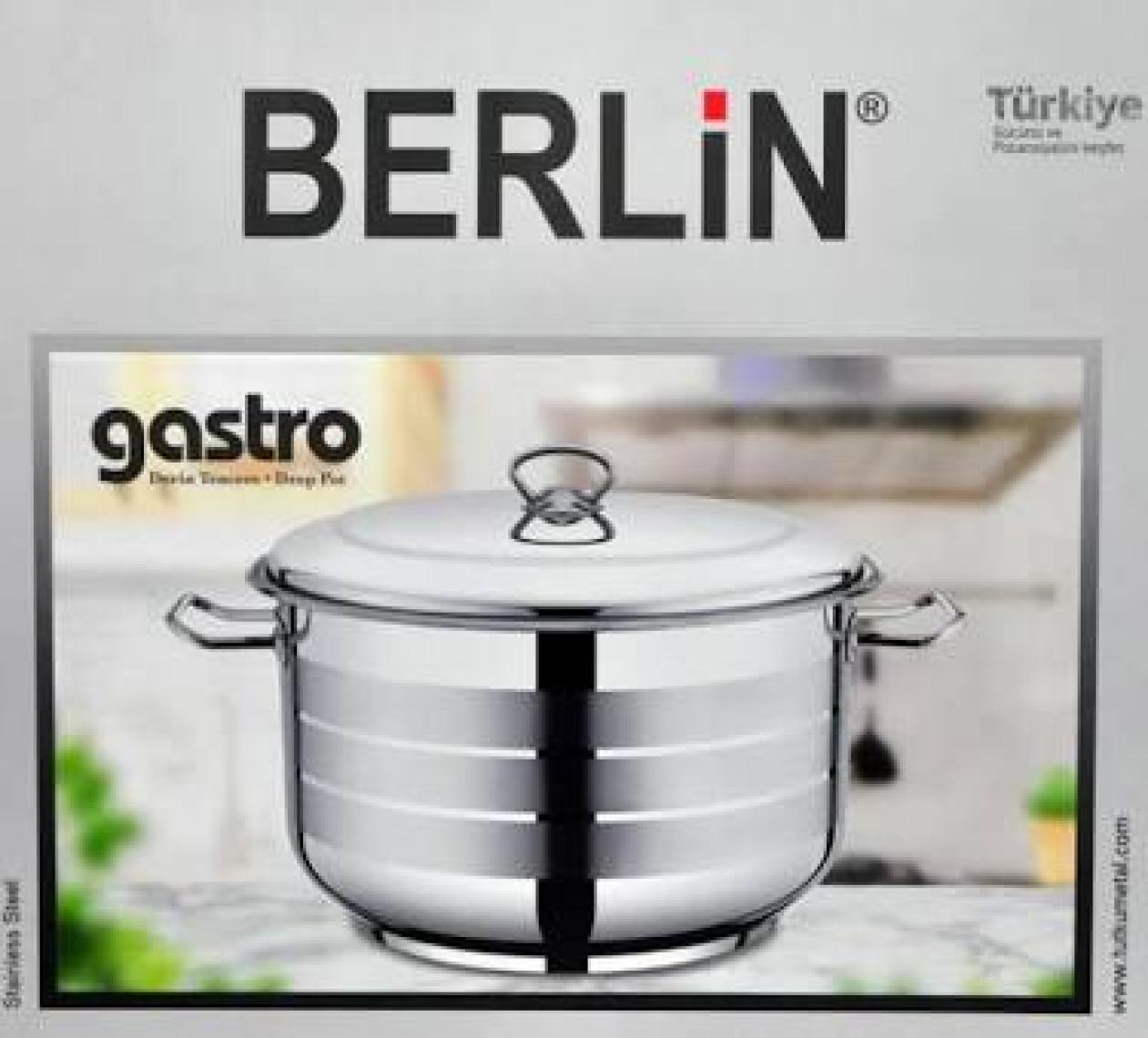 Berlin Gastro Çelik Tencere 36 x 24 cm