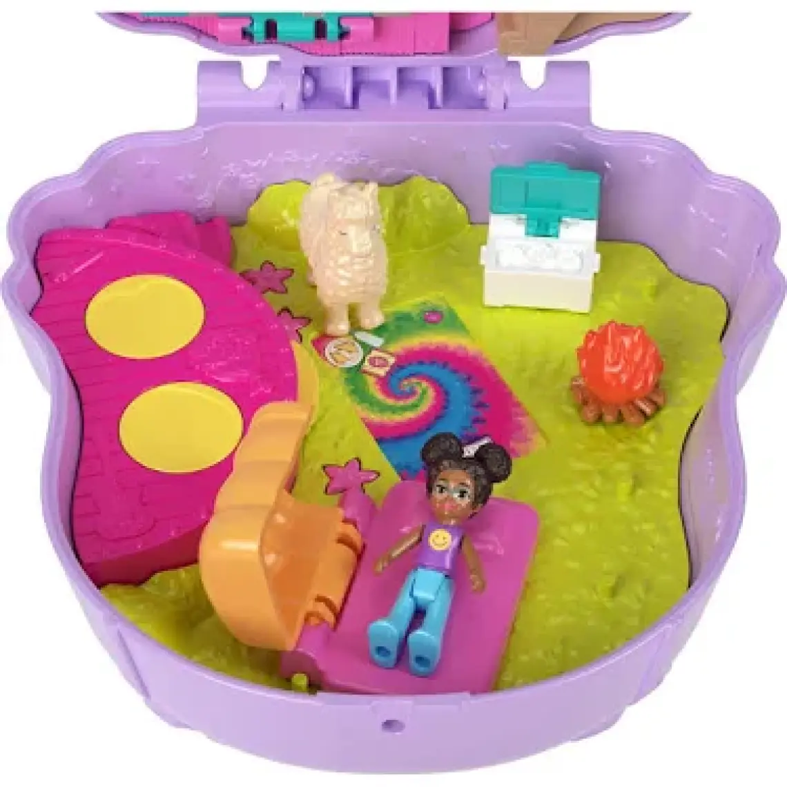Polly Pocket ve Maceraları Oyun Seti FRY35 - Camp Adventure Llama