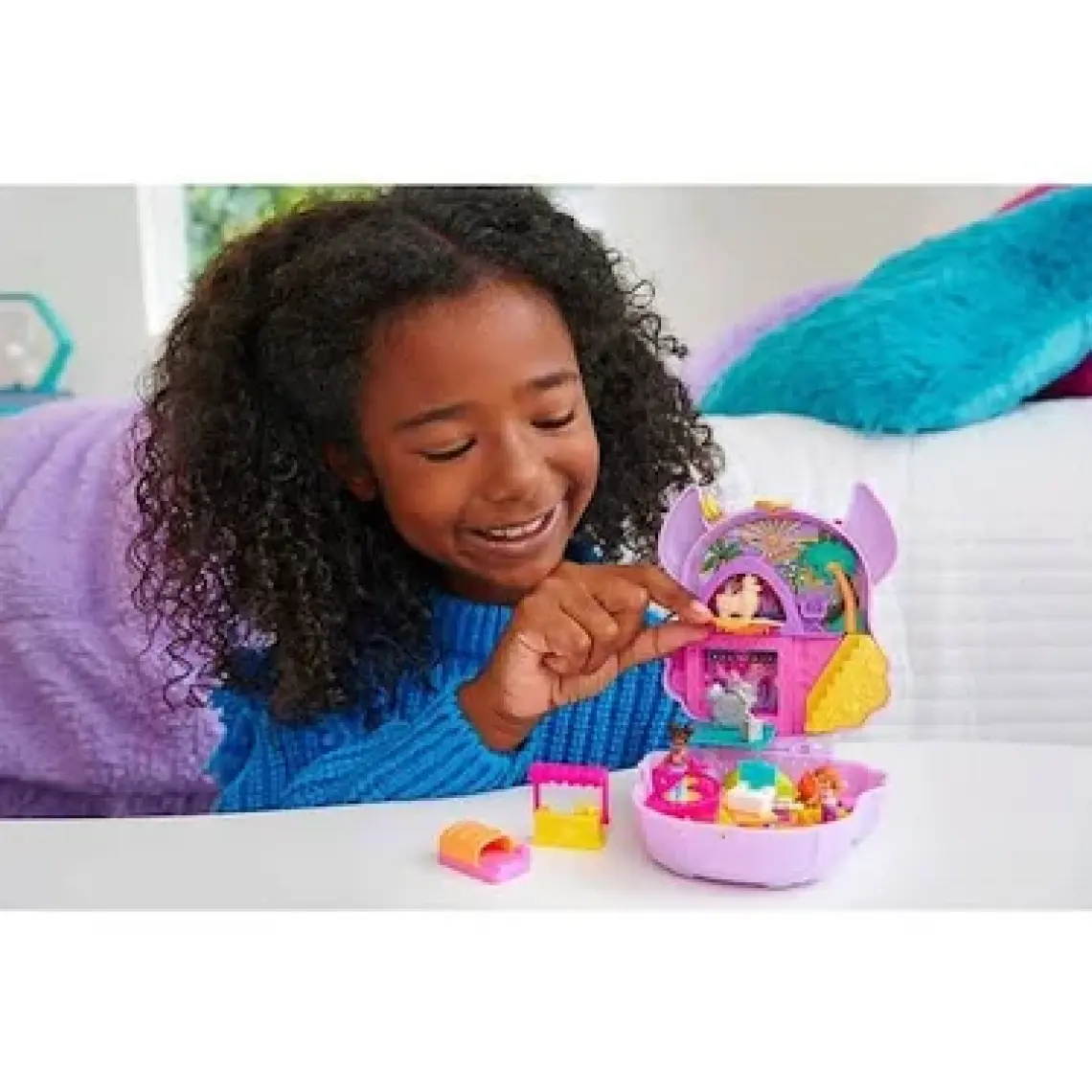 Polly Pocket ve Maceraları Oyun Seti FRY35 - Camp Adventure Llama