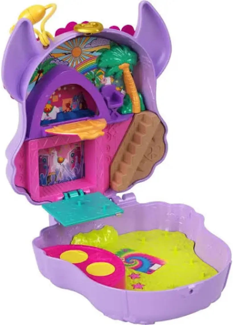 Polly Pocket ve Maceraları Oyun Seti FRY35 - Camp Adventure Llama