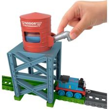 Thomas ve Arkadaşları - Buhar İstasyonu Seti  (Sür-Bırak Trenli) GXD47