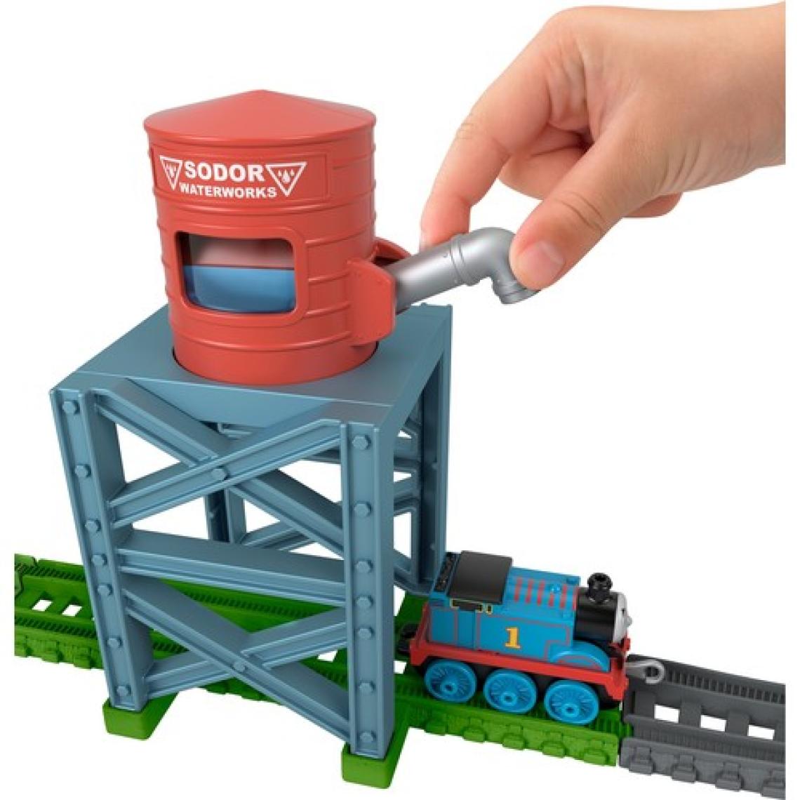 Thomas ve Arkadaşları - Buhar İstasyonu Seti  (Sür-Bırak Trenli) GXD47