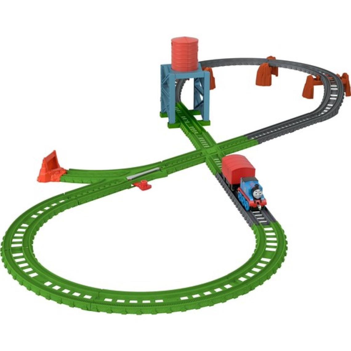 Thomas ve Arkadaşları - Buhar İstasyonu Seti  (Sür-Bırak Trenli) GXD47
