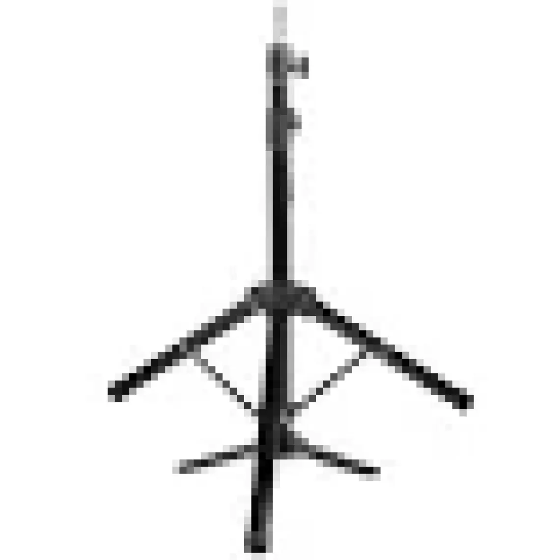 Kuaför Eğitim Mankeni Için Metal Tripod / Siyah + Taşıma Çantası