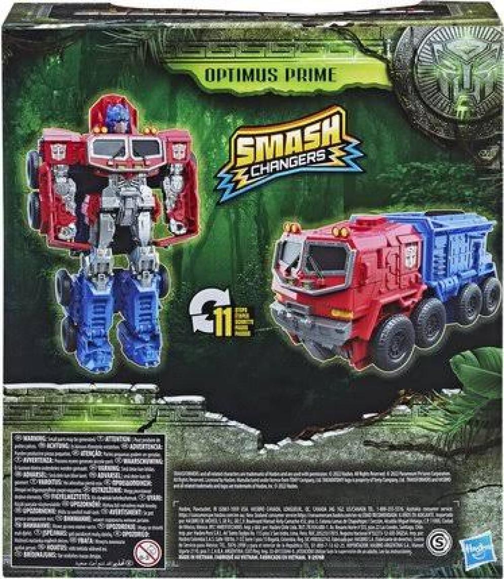 Transformers 7 Rise Of The Beasts Smash Changer 9" Optimus Prime F3900-F4642
