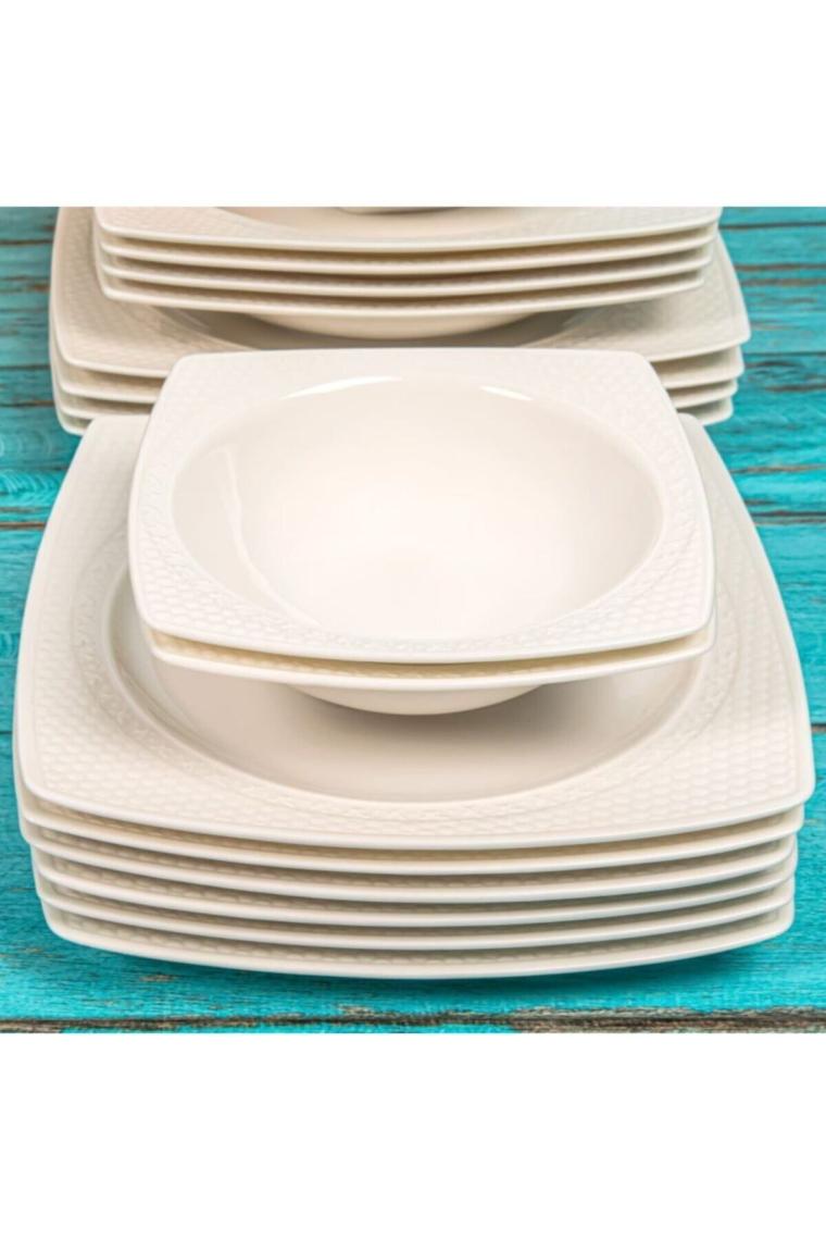 Bonenjoy 24 Parça 6 Kişilik Bone Yemek Takımı