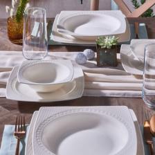 Bonenjoy 24 Parça 6 Kişilik Bone Yemek Takımı