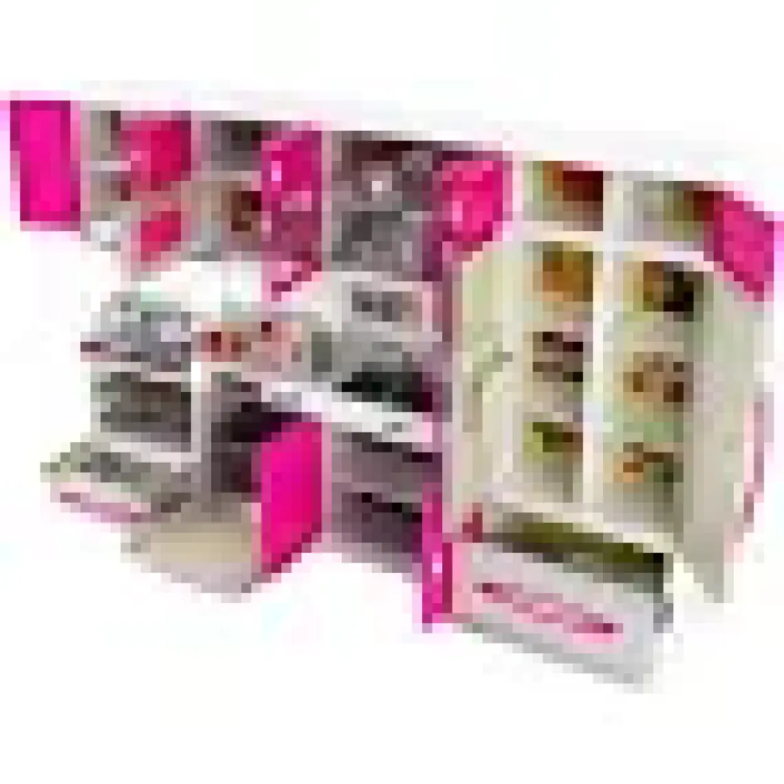 Mega Oyuncak Modern Kitchen 4 Bölmeli Işıklı Sesli Mutfak Seti