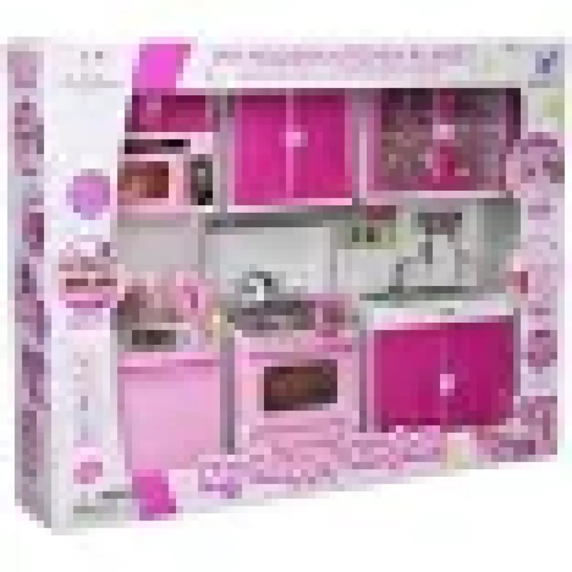 Mega Oyuncak Modern Kitchen 4 Bölmeli Işıklı Sesli Mutfak Seti