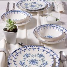 Camelıa 24 Parça 6 Kişilik Bone Yemek Takımı - 1654